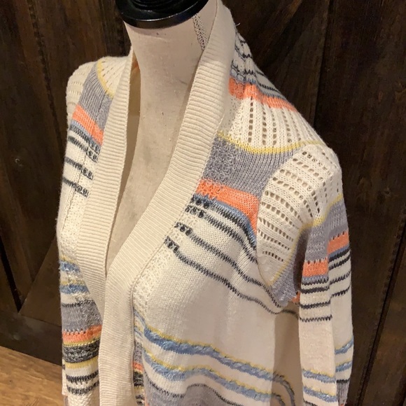 Retrod colourful striped Cardigan - Picture 3 of 10